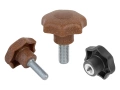 K0154 Ручки звездообразные DIN 6336 NATURE grip