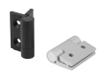 K1178 Петли шарнирные накладные из алюминия 30 мм