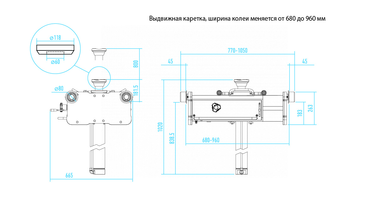 Домкрат пневмогидравлический ямный (канавный подъемник), 15 т — детальное фото оборудования для СТО на remkola.by