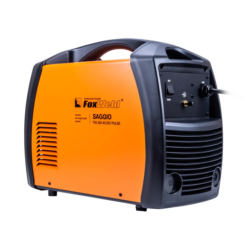 Аппарат аргонодуговой сварки Foxweld SAGGIO TIG 205 AC/DC Pulse — детальное фото оборудования для СТО на remkola.by