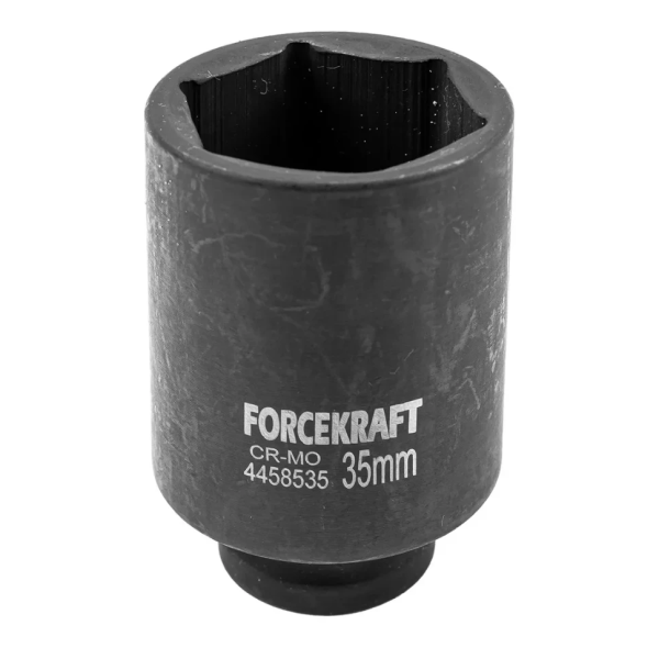 Головка торцевая ударная глубокая 35мм (6гр.), 1/2'' FORCEKRAFT FK-4458535 — фото товара на remkola.by