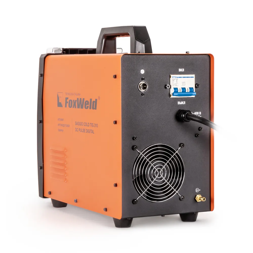 Аппарат аргонодуговой сварки Foxweld SAGGIO COLD TIG 310 DC PULSE DIGITAL — детальное фото оборудования для СТО на remkola.by