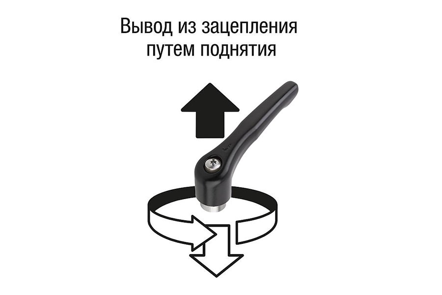 K0123 Рычаги зажимные из цинкового сплава и нержавеющей стали, ВР — детальное фото оборудования для СТО на remkola.by