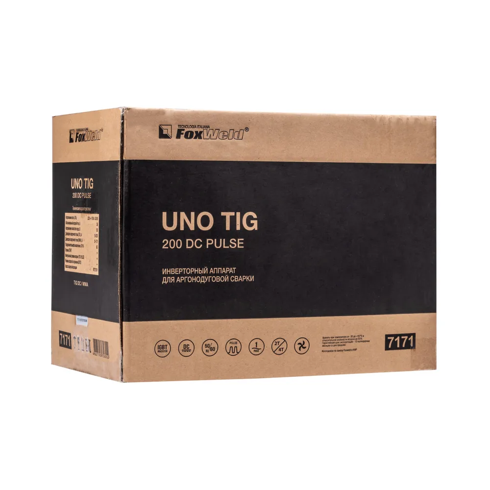 Аппарат аргонодуговой сварки Foxweld UNO TIG 200 DC PULSE — детальное фото оборудования для СТО на remkola.by