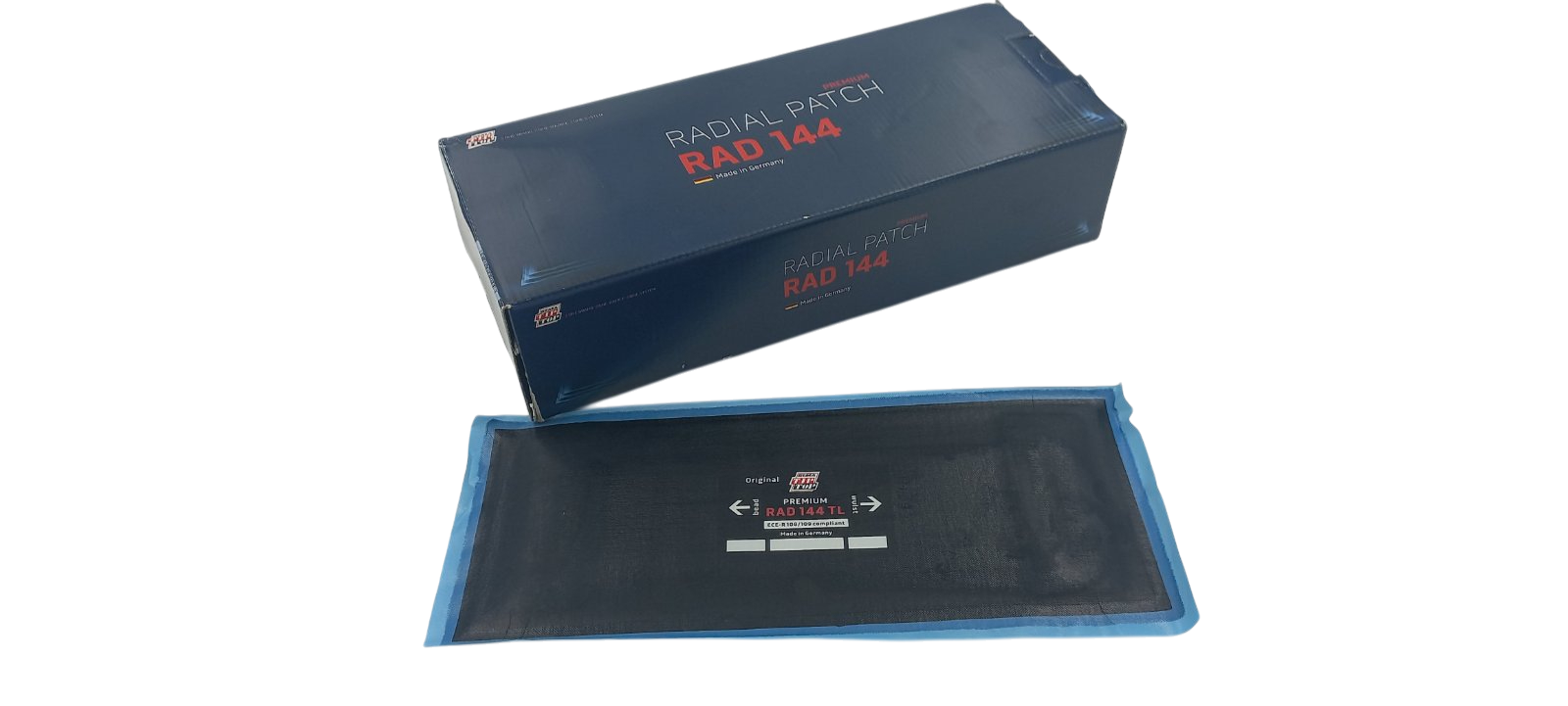 Пластырь радиальный RAD 144 TL PREMIUM, 335x130мм, 4 слоя корда, упак. 10 шт.
