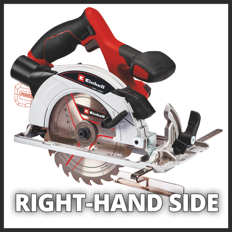 Пила циркулярная аккум. Einhell TE-CS 18/165-1 Li - Solo — детальное фото оборудования для СТО на remkola.by