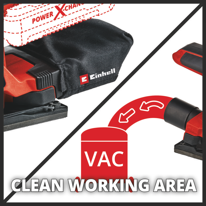 Виброшлифмашина аккум. Einhell TC-OS 18/187 Li Solo — детальное фото оборудования для СТО на remkola.by