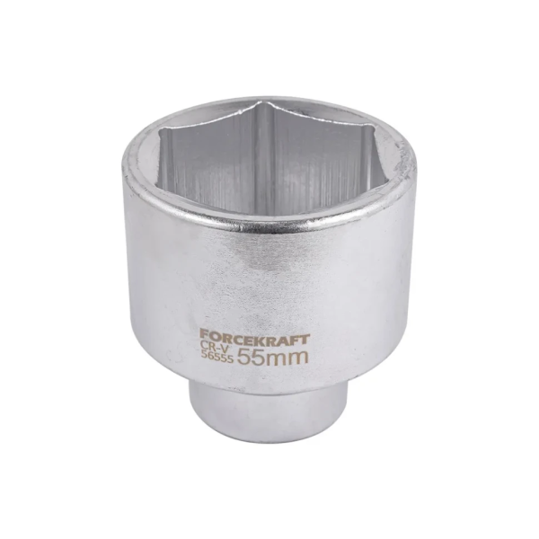 Головка торцевая неглубокая короткая 55мм (6гр.), 3/4'' FORCEKRAFT FK-56555 — фото товара на remkola.by