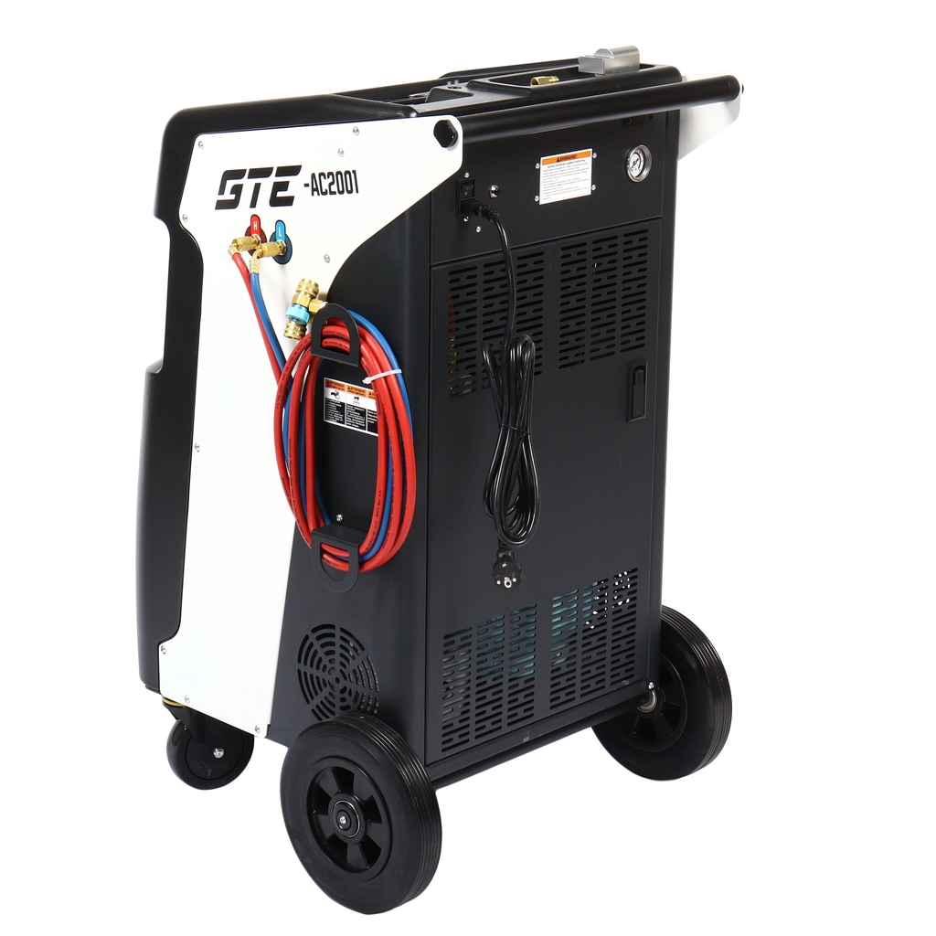 Автоматическая установка для заправки кондиционеров GTE-AC2001, R-134a, 120 л/мин — детальное фото оборудования для СТО на remkola.by
