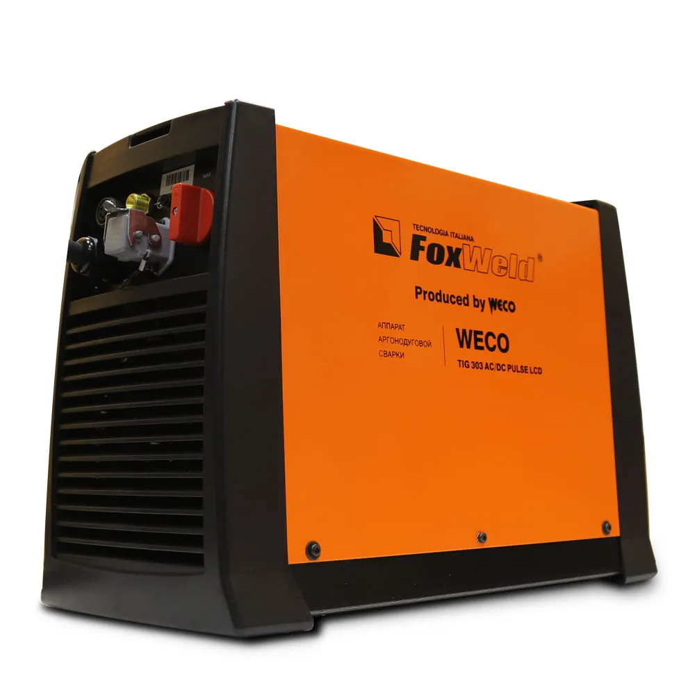 Аппарат аргонодуговой сварки FOXWELD WECO TIG 303 AC/DC PULSE LCD — детальное фото оборудования для СТО на remkola.by