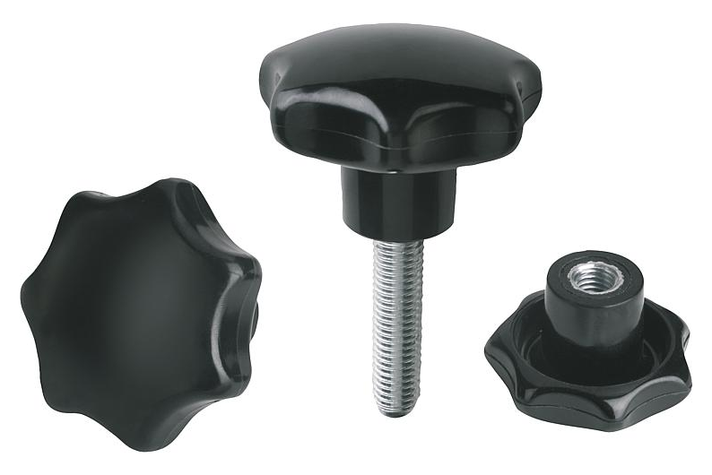 K1016 Ручки DIN 6336 из пластика и нержавеющей стали