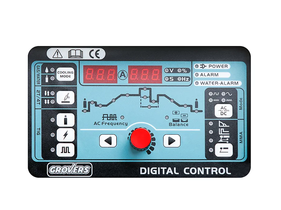 Сварочный инвертор GROVERS WSME-315W AC/DC Pulse — детальное фото оборудования для СТО на remkola.by