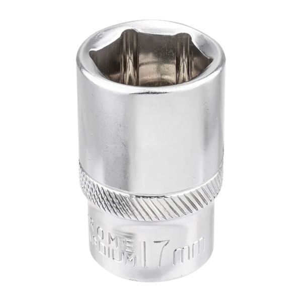 Головка торцевая 17мм (6гр.), 1/2'' RockFORCE LIGHT RF LIGHT-54517 короткая, неглубокая — фото товара на remkola.by