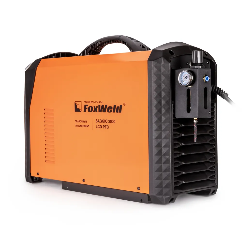 Сварочный полуавтомат Foxweld SAGGIO 2000 LCD PFC (5-в-1) — детальное фото оборудования для СТО на remkola.by