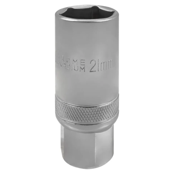 Головка свечная 21мм (6гр.), 3/8'' RockFORCE LIGHT RF LIGHT-807321 неглубокая — фото товара на remkola.by