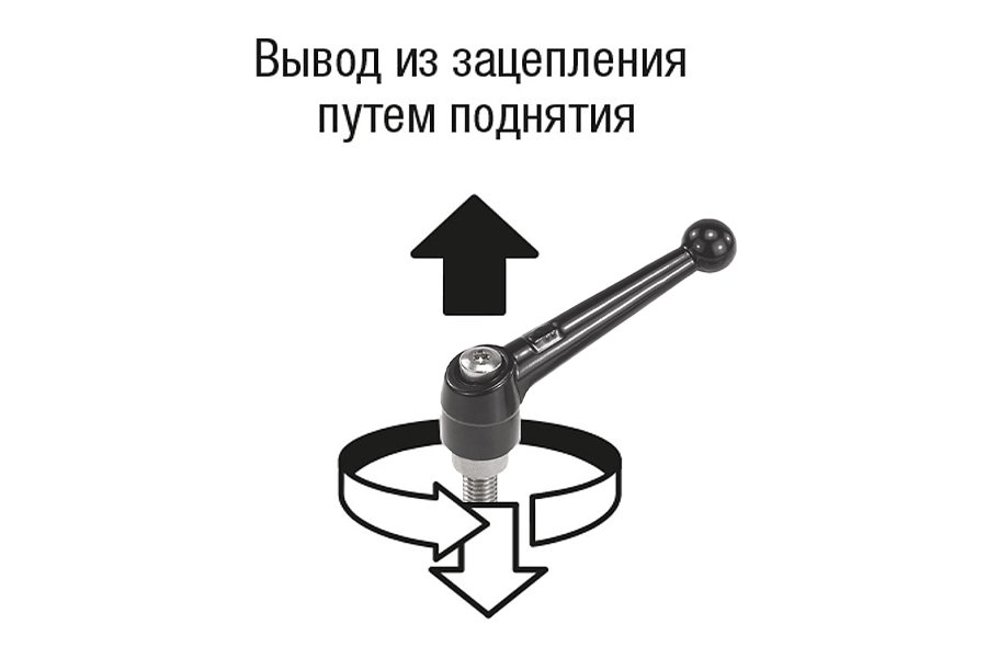 K0117 Рычаги зажимные из цинкового сплава и нержавеющей стали, НР — детальное фото оборудования для СТО на remkola.by