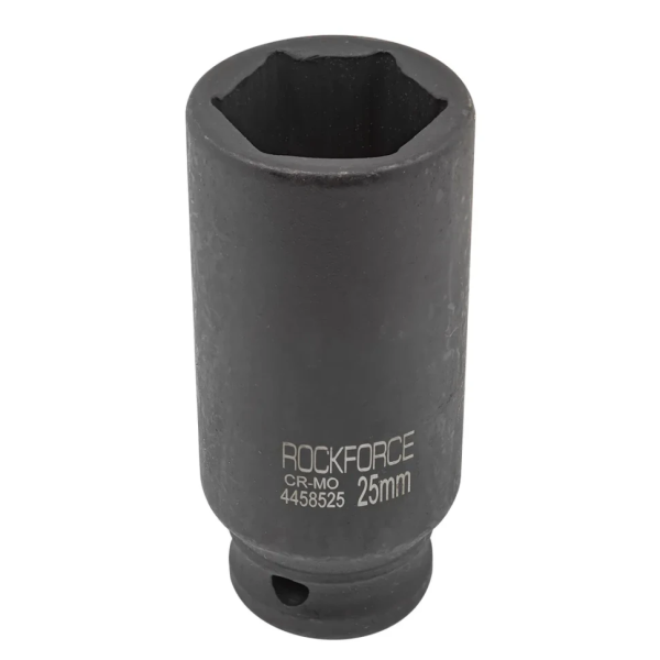 Головка торцевая ударная глубокая 25мм (6гр.), 1/2'' RockFORCE RF-4458525 — фото товара на remkola.by