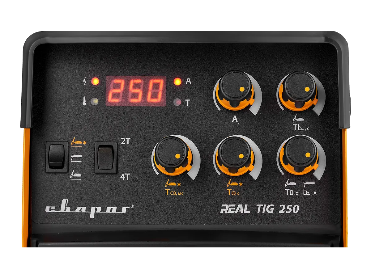 Инвертор Сварог REAL TIG 250 (W229) ColdTIG + маска — детальное фото оборудования для СТО на remkola.by