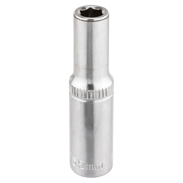 Головка глубокая торцевая 5.5мм (6гр.), 1/4'' RockFORCE RF-52550055 — фото товара на remkola.by