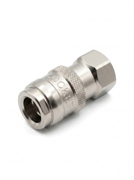 Быстроразъем пневматический с внутренней резьбой 1/2" стандарт EUROPEAN DN 10 сечение 10 мм — фото товара на remkola.by