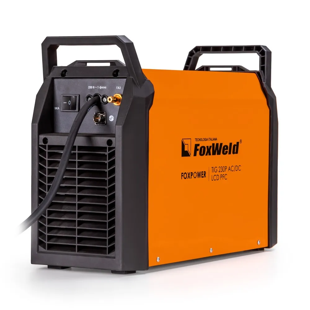 Аппарат аргонодуговой сварки FOXPOWER TIG 230P AC/DC LCD PFC FoxWeld 1497 — детальное фото оборудования для СТО на remkola.by