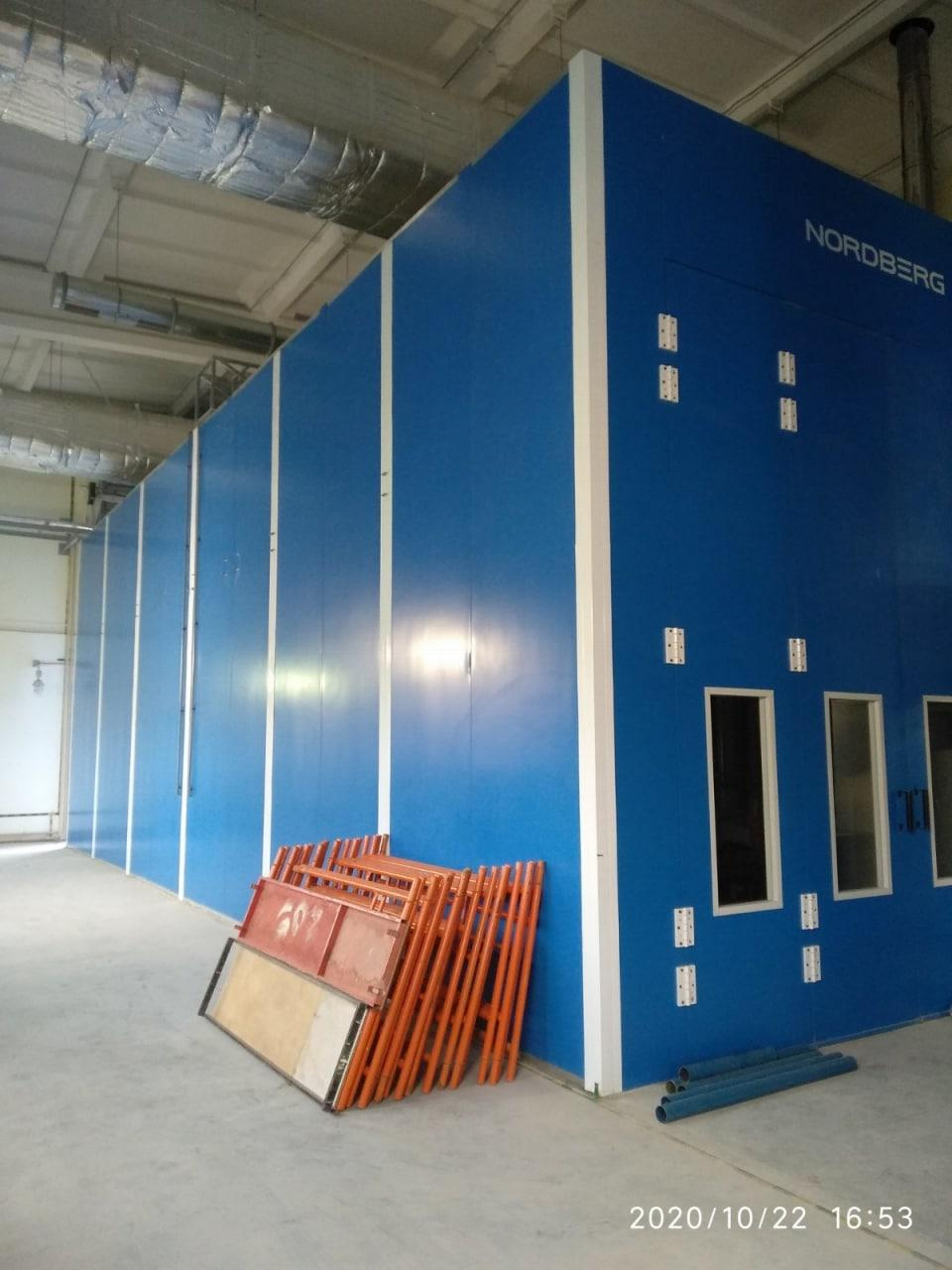 Окрасочно-сушильная камера NORDBERG INDUSTRIAL — детальное фото оборудования для СТО на remkola.by