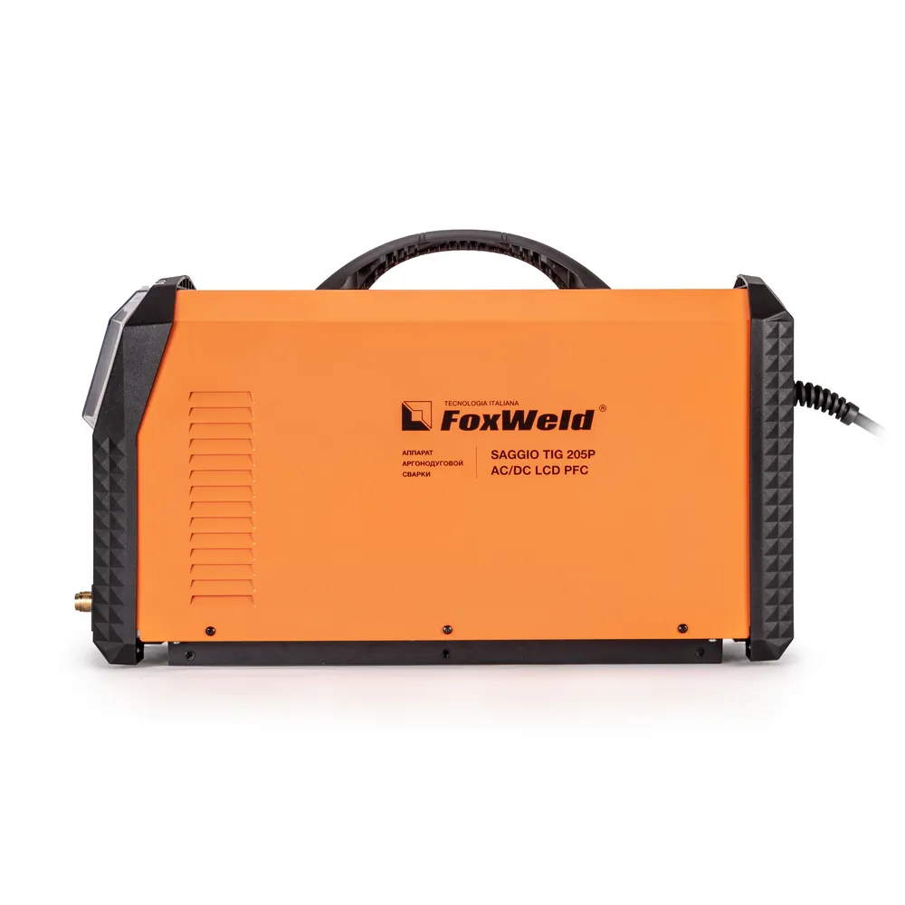 Аппарат аргонодуговой сварки Foxweld SAGGIO TIG 205P AC/DC LCD PFC — детальное фото оборудования для СТО на remkola.by