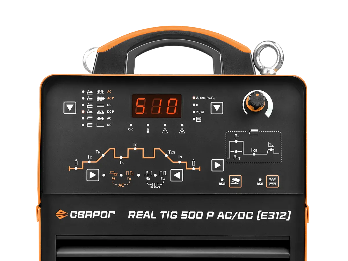 Сварочный инвертор Сварог Real TIG 500 P AC/DC (Е312) — детальное фото оборудования для СТО на remkola.by