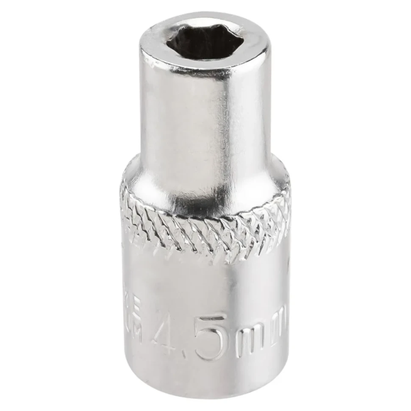 Головка неглубокая короткая торцевая 4.5мм (6гр.), 1/4'' RockFORCE LIGHT RF LIGHT-525045 — фото товара на remkola.by
