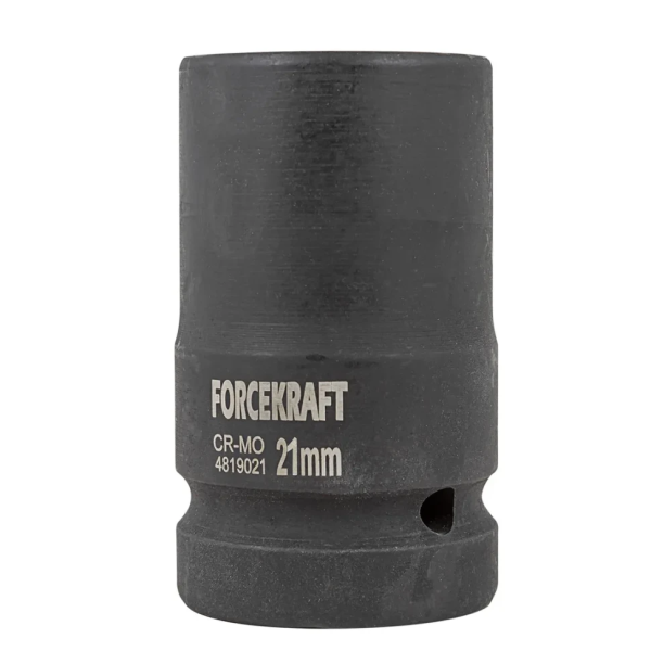 Головка ударная для футорки 1'', 21мм (4гр.) FORCEKRAFT FK-4819021 неглубокая — фото товара на remkola.by
