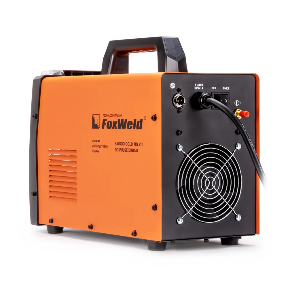 Аппарат аргонодуговой сварки Foxweld SAGGIO COLD TIG 210 DC PULSE DIGITAL — детальное фото оборудования для СТО на remkola.by