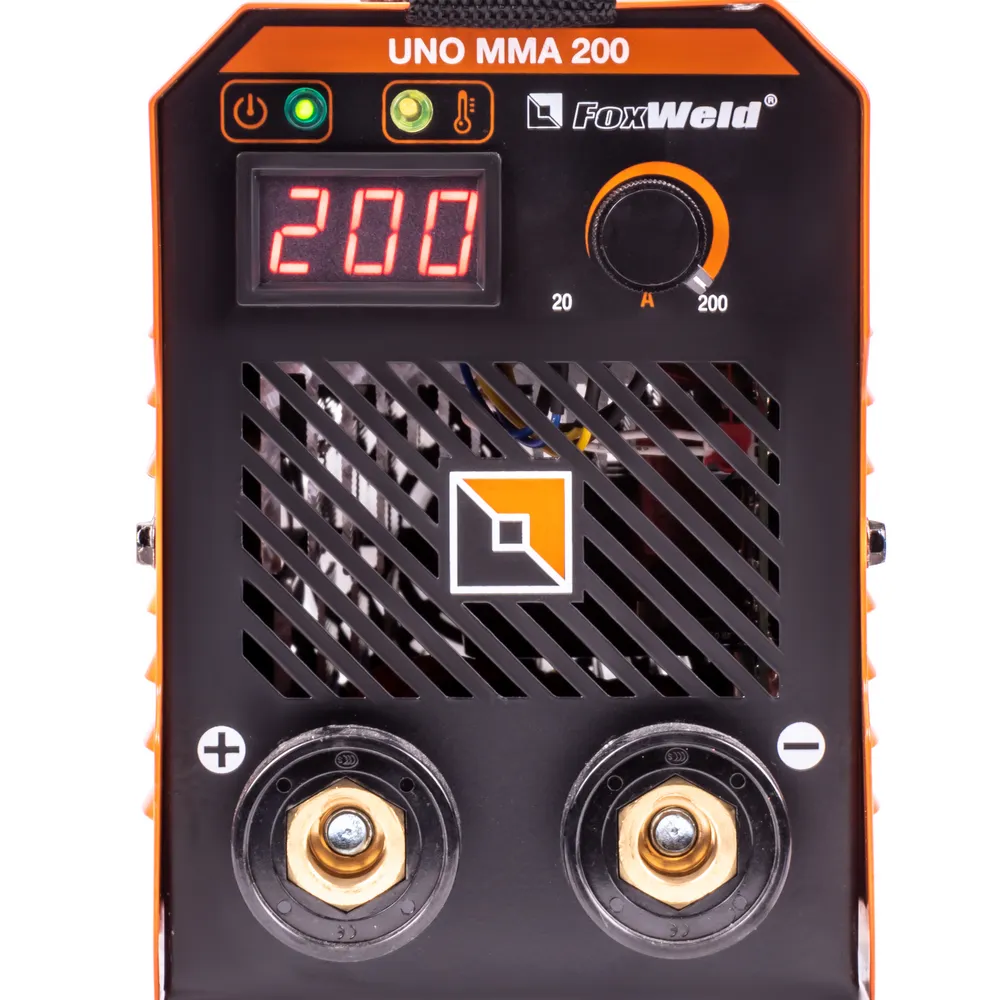 Сварочный аппарат Foxweld UNO MMA 200 — детальное фото оборудования для СТО на remkola.by