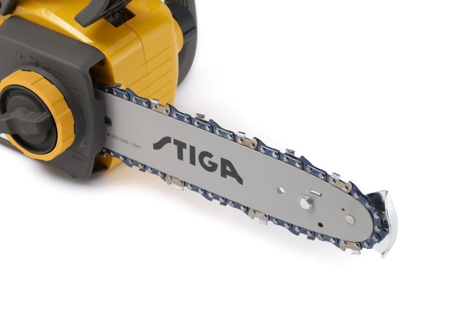 Пила цепная аккумуляторная STIGA CS 100e KIT (20V 4 Aч +З/У) — детальное фото оборудования для СТО на remkola.by
