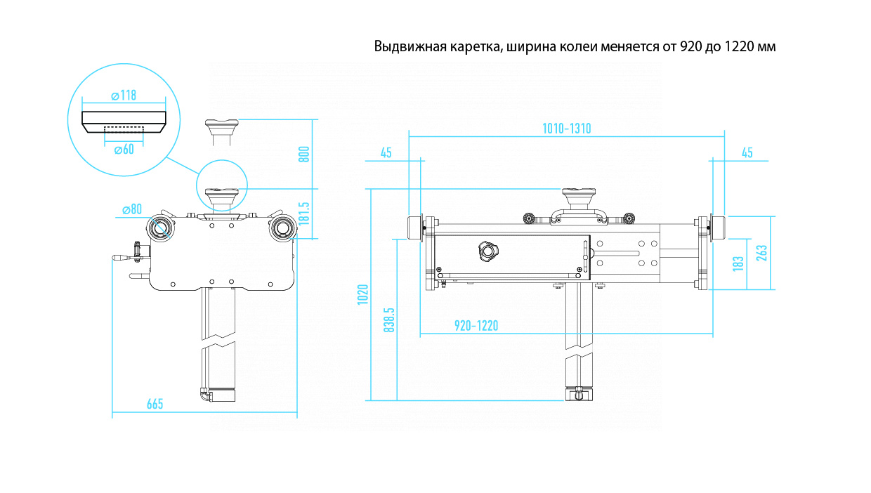 Домкрат пневмогидравлический ямный (канавный подъемник грузовой) 15т — детальное фото оборудования для СТО на remkola.by