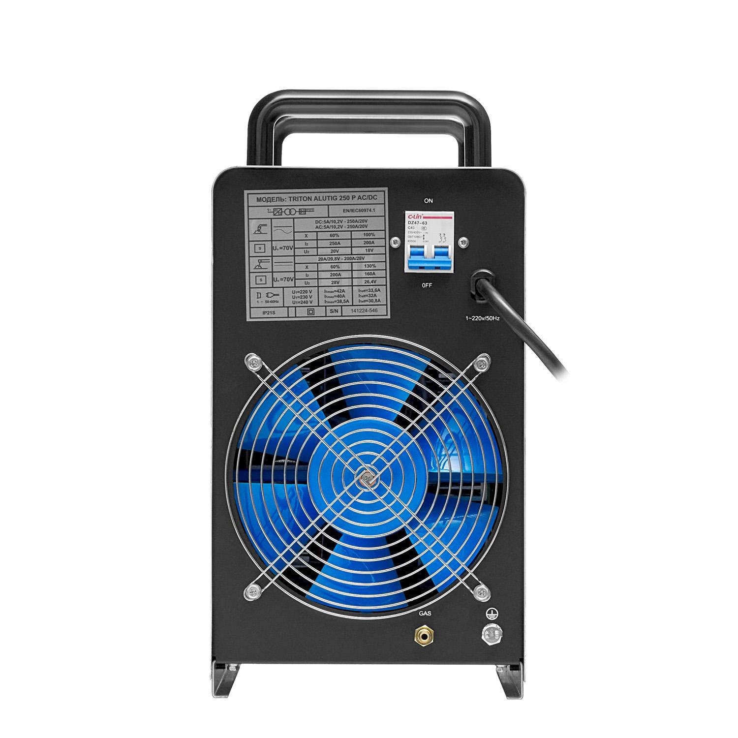 Сварочный инвертор Triton ALUTIG 250Р AC/DC [TTGAC250P] — детальное фото оборудования для СТО на remkola.by