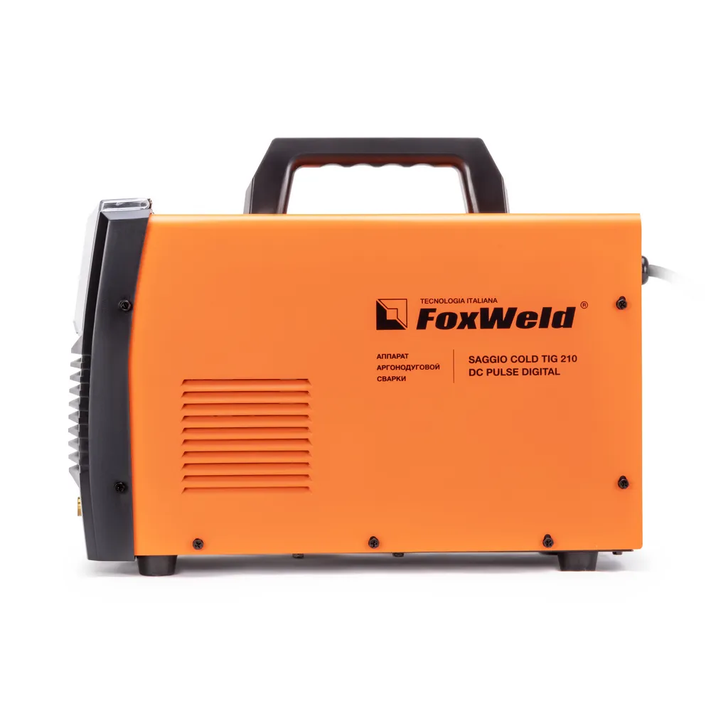 Аппарат аргонодуговой сварки Foxweld SAGGIO COLD TIG 210 DC PULSE DIGITAL — детальное фото оборудования для СТО на remkola.by
