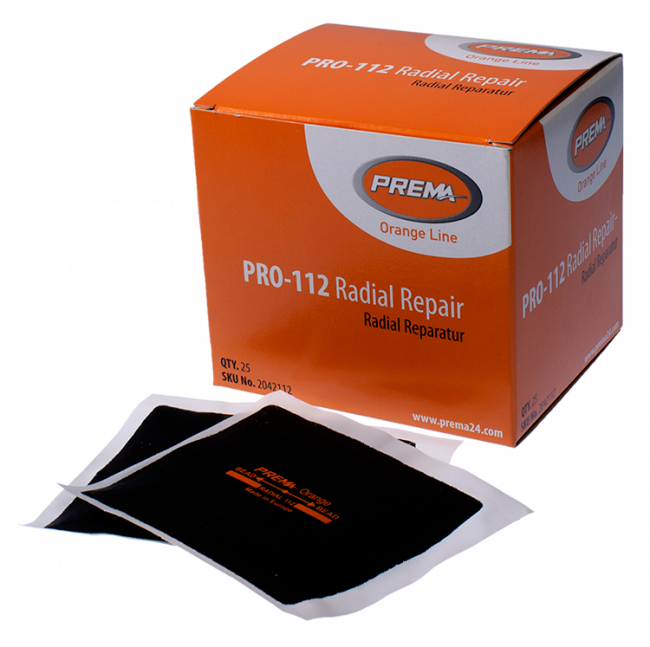 Пластырь радиальный  PRO-112 87х72мм,1 слой корда Prema GmBh