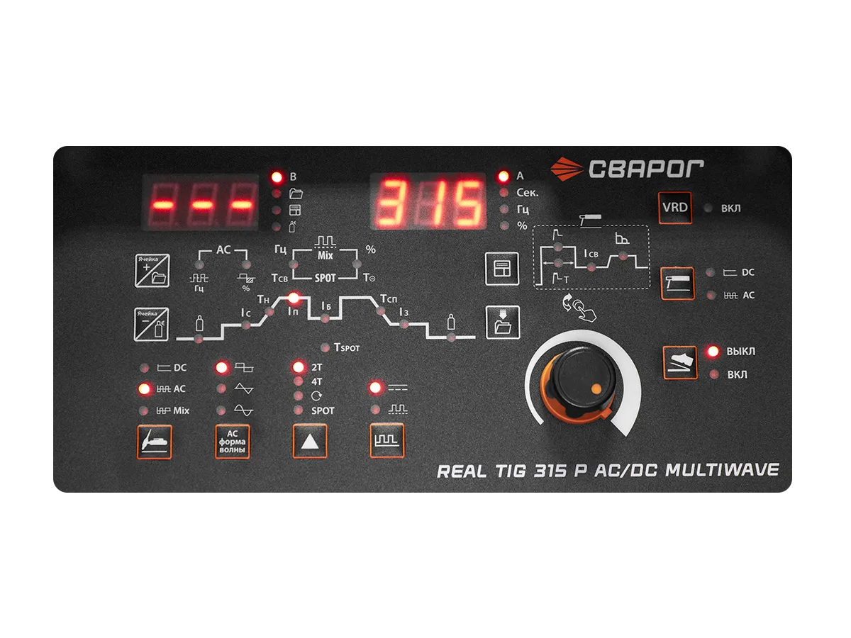 Инвертор Сварог REAL TIG 315 P AC/DC MULTIWAVE (E30301) — детальное фото оборудования для СТО на remkola.by