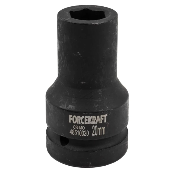 Головка ударная торцевая глубокая 20мм (6гр.), 1'' FORCEKRAFT FK-48510020 — фото товара на remkola.by