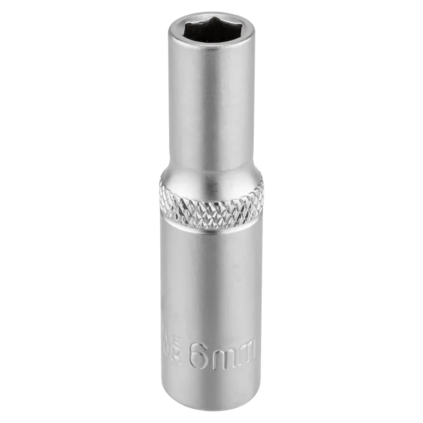Головка глубокая торцевая 6мм (6гр.), 1/4'' RockFORCE LIGHT RF LIGHT-5255006 — фото товара на remkola.by