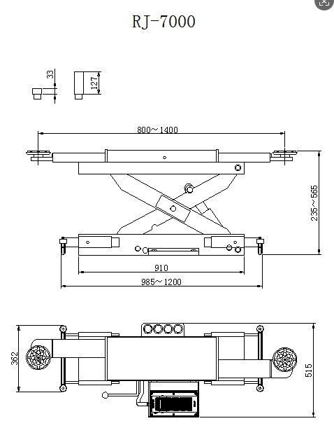 Подъемник четырехстоечный ESberg F5.5-4 с траверсой