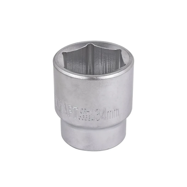 Головка торцевая неглубокая короткая 34мм (6гр.), 3/4'' FORCEKRAFT FK-56534 — фото товара на remkola.by