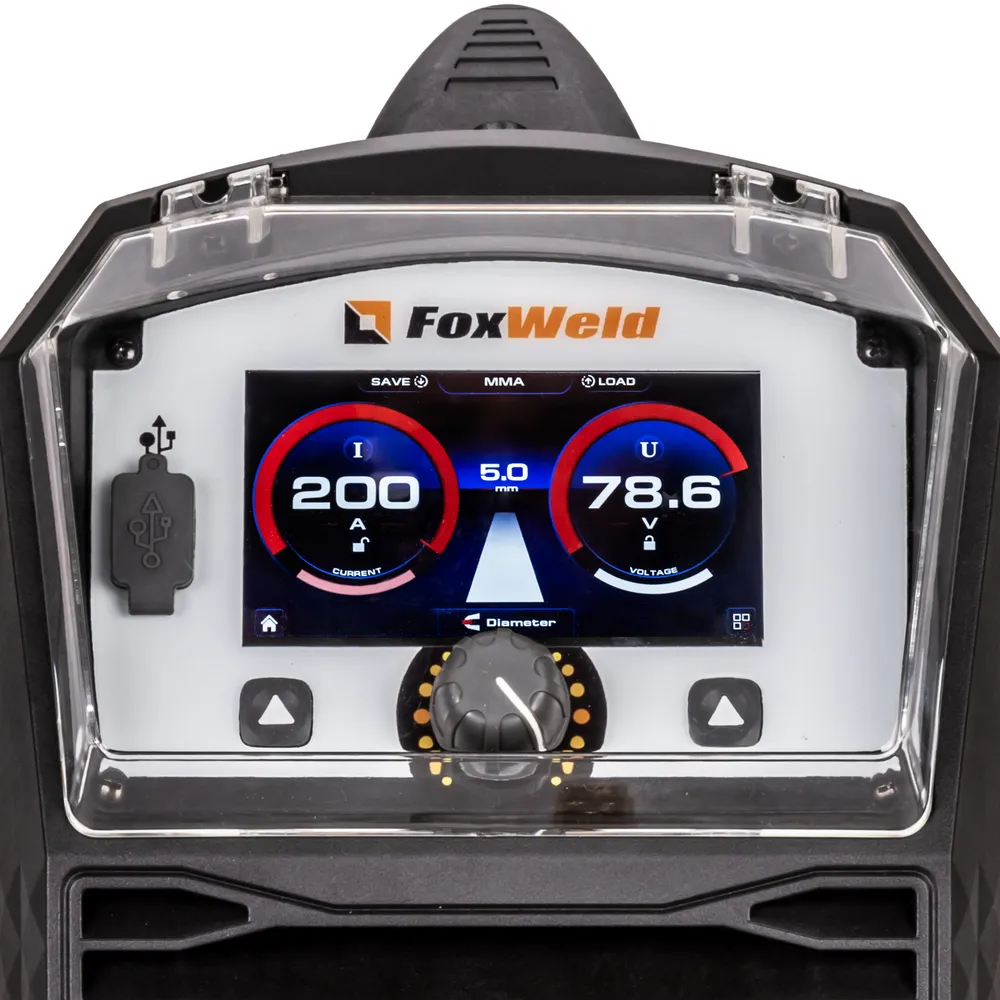 Сварочный полуавтомат SAGGIO MIG 200-S DP LCD PFC — детальное фото оборудования для СТО на remkola.by