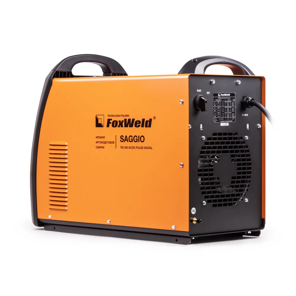 Аппарат аргонодуговой сварки Foxweld SAGGIO TIG 300 AC/DC Pulse Digital — детальное фото оборудования для СТО на remkola.by