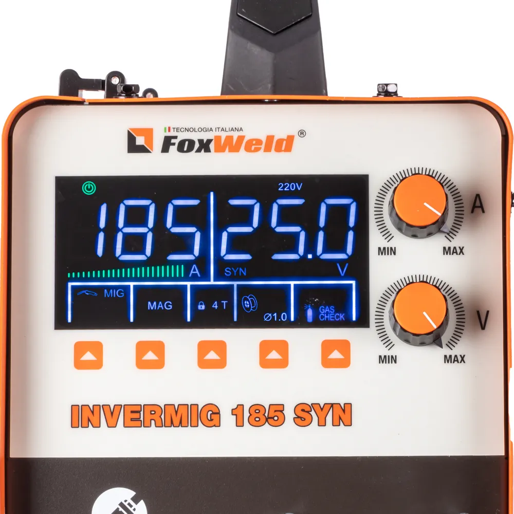Сварочный полуавтомат FoxWeld  Invermig 185 SYN — детальное фото оборудования для СТО на remkola.by