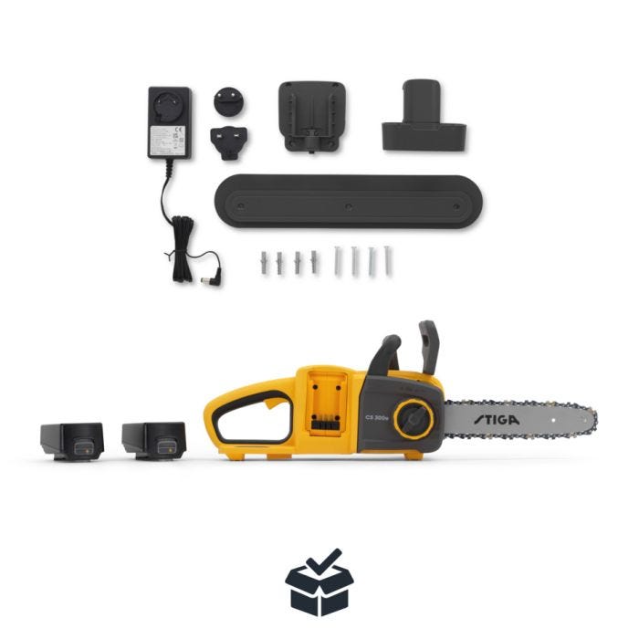 Пила цепная аккумуляторная STIGA CS 300e Kit — детальное фото оборудования для СТО на remkola.by