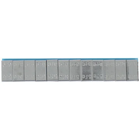 Грузик самоклеющийся короткий с доп. кромкой, оцинк. 60 гр TPALU-FE1 (100 шт. в упаковке)  — фото товара на remkola.by