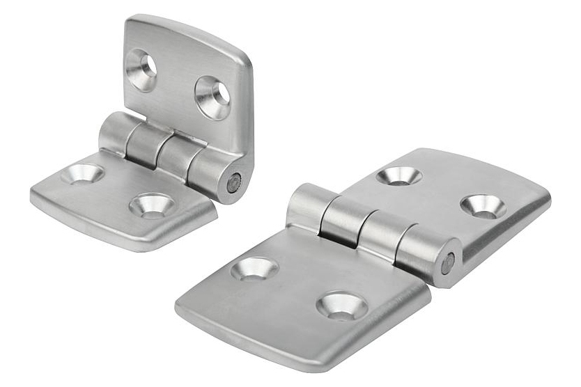 K0580 Петли шарнирные накладные из алюминия