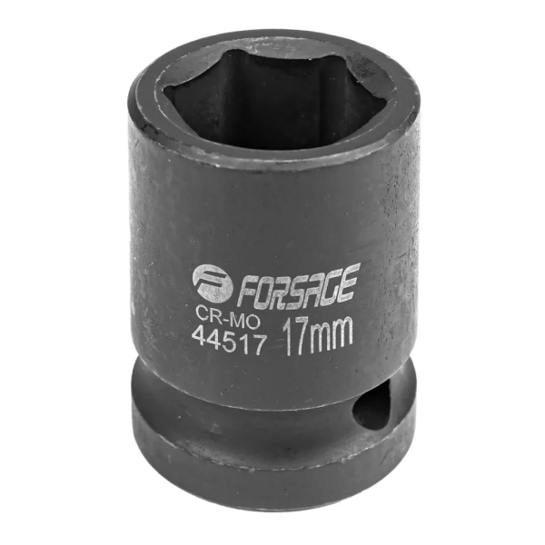 Головка ударная торцевая 17мм (6гр.), 1/2'' Forsage F-44517 неглубокая — фото товара на remkola.by