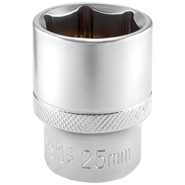 Головка торцевая 25мм (6гр.), 1/2'' RockFORCE LIGHT RF LIGHT-54525 короткая, неглубокая — фото товара на remkola.by